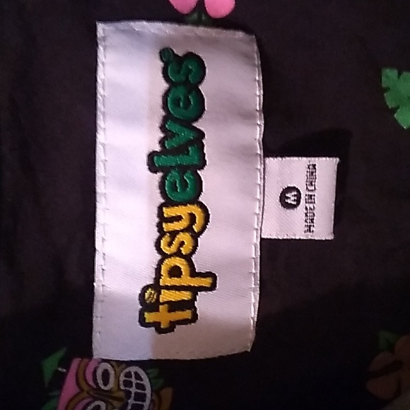 TIPSY ELVES TIKI-PALM TREE HAWAIIAN T-SHIRT (Medium) - Picture 8 of 12